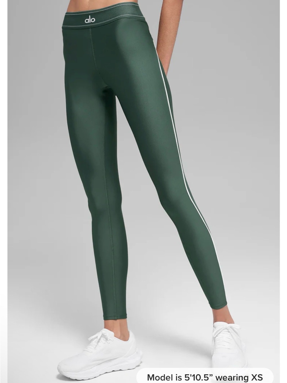 ALO Yoga Airlift High waist Suit Up Leggings Clover Green/ white NWT